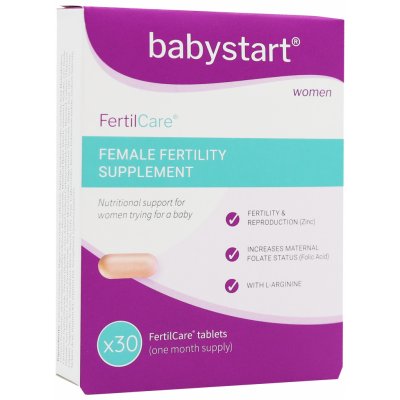 Babystart FertilCare vitamíny pro ženy s kyselinou listovou 30 tablet