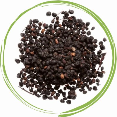 Koňské bylinky Bez černý plod Sambuci nigri fructus 1 kg – Hledejceny.cz