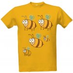 Tričko s potiskem Včely dámské Bílá – Zboží Dáma