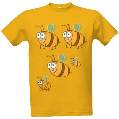 Tričko s potiskem Včely dámské Bílá – Zboží Dáma