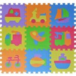 Lamps Pěnové puzzle 9 ks dopravní prostředky – Zboží Dáma