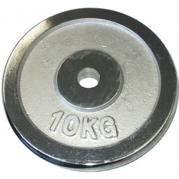 CorbySport Kotouč chrom 10 kg 25 mm