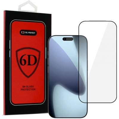 Tel Protect tvrzené sklo Full Glue 6D pro iPhone 17 Pro BLACK 141132 – Zboží Živě