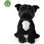 Eco- Friendly Rappa pes stafordšírský bulteriér černý 30 cm – Hledejceny.cz