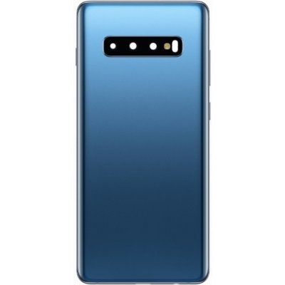 Zadní kryt + čočky + rámeček pro Samsung Galaxy S10 G973F modrá (OEM) – Zboží Mobilmania