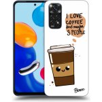 Pouzdro Picasee silikonové Xiaomi Redmi Note 11S 4G - Cute coffee černé – Zboží Mobilmania