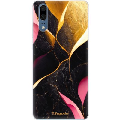 Pouzdro iSaprio - Gold Pink Marble - Huawei P20 – Zboží Mobilmania