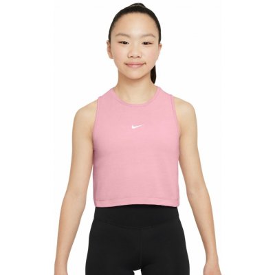 Nike Kids Dri-Fit Pro Training Tank med soft pink/white – Zboží Dáma