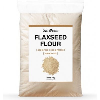GymBeam Lněná mouka 0,5 kg – Sleviste.cz