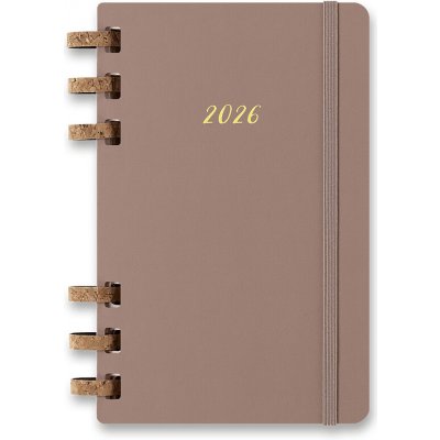 Moleskine Spiral A5 měsíční/týdenní 2026 růžový – Zboží Mobilmania