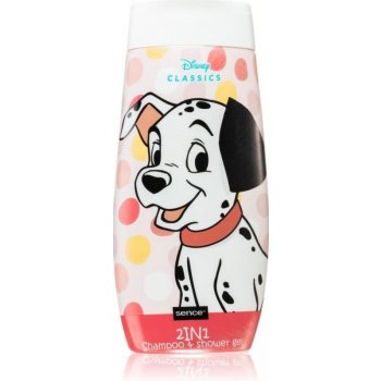 Disney Classics 2in1 dětský šampon a sprchový gel 101 dalmatinů 300 ml (růžový)