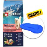 Ontario Adult Large 7 Fish & Rice 12 kg – Hledejceny.cz