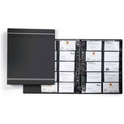 DURABLE Vizitkář "VISIFIX" antracitová 400 ks 238858 – Zboží Živě