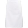 Zástěra Premier Workwear Pracovní zástěra středně dlouhá PR151 White 70x50cm