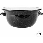 Perfect Home Smaltovaná miska Vandlík černá 20 l 50 cm – Hledejceny.cz