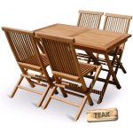 Stolová sestava TEAK POHODA SET 4 – Hledejceny.cz