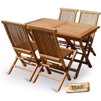 Stolová sestava TEAK POHODA SET 4