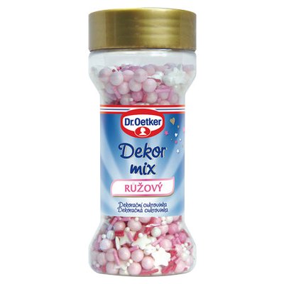 Dr. Oetker Dekor mix růžový (50 g) DO0033 dortis - Dr. Oetker – Sleviste.cz