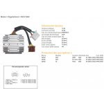 DZE regulátor napětí APRILIA RSV 1000R TUONO 02-05; RSV 1000SP/R 98-03; SL 1000 FALCO 00-02 (35A) 7 kabelů (ESR912) – Hledejceny.cz