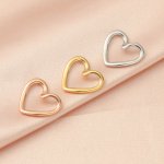 Přívěsek tvarované srdíčko 3 barevné varianty chirurgická ocel - Povrchová úprava Rose gold galvanizace TC 476 – Hledejceny.cz