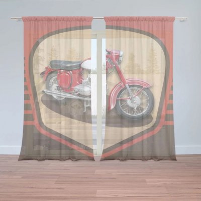 Sablio Záclony Jawa panelka Vintage: 2ks 150x250cm – Hledejceny.cz