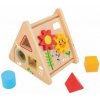Dřevěná hračka Tooky Toys aktivity trojúhelník
