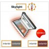 Střešní okno DOBROPLAST - SKYLIGHT LOFT PREMIUM TERMO plastový střešní výlez PVC 5/7 - 55/78cm