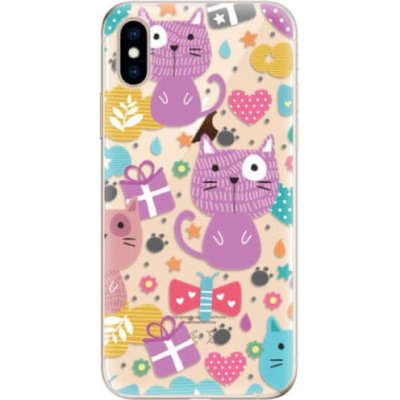 iSaprio Cat pattern 01 Apple iPhone XS
