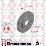 Brzdový kotouč ZIMMERMANN 600.3250.52