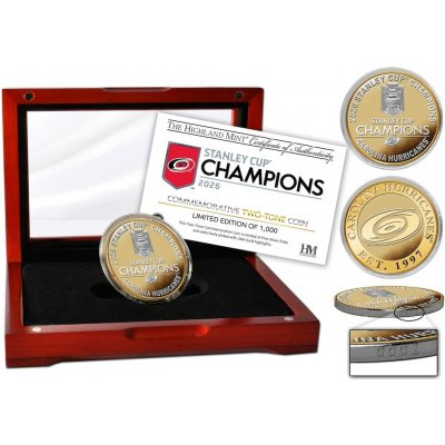 Highland Mint Pamětní mince Carolina Hurricanes NHL 2026 Stanley Cup Champions Limited Edition Two-Tone – Sleviste.cz
