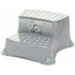 ZOPA Dvojstupínek k WC/umyvadlu "Racer", Grey/Mint – Sleviste.cz