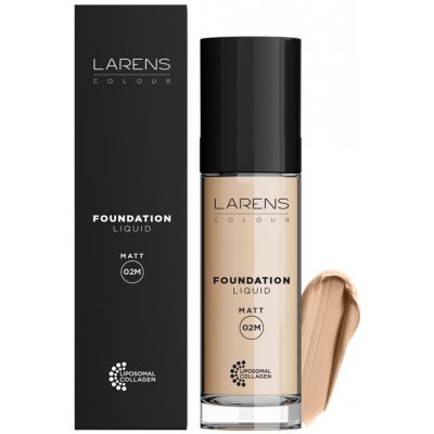 Larens Colour Liquid Foundation Matt make-up s jemným matujícím efektem 02 30 ml