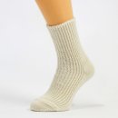 Bapon Vlněné teplé zimní ponožky sibiřky MILOŠ vysoké bílé