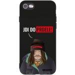 Picasee silikonový černý obal pro Apple iPhone SE 2022 - Bezďák – Zboží Mobilmania