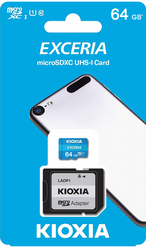 KIOXIA EXCERIA microSDXC UHS-I U1 64 GB LMEX1L064GG2