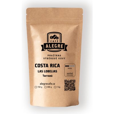 Alegre Café Roasters Las Lobelias washed zrnková 0,3 kg – Hledejceny.cz