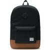 Batoh Herschel heritage black saddle brown 21,5 l