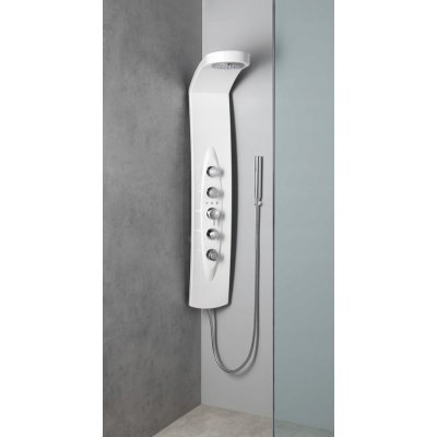 MOLA sprchový panel 210x1300mm s termostat. baterií, rohový 80372 – Hledejceny.cz