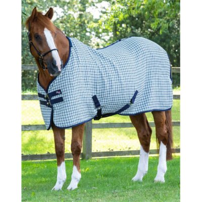 Premier Equine Vaflová deka 3D šedo modrá – Zboží Dáma