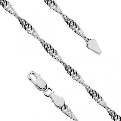 Olivie Stříbrný kroucený řetízek 5852 – Sleviste.cz