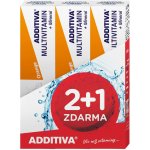 Additiva sada Multivitamin 2+1 mineral pomeranč šumivé tablety 3 x 20 ks – Hledejceny.cz