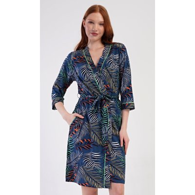 Vienetta dámský župan krátký Barbara tmavě modrá – Sleviste.cz