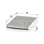 Filtr, vzduch v interiéru MANN-FILTER CUK 32 008 – Hledejceny.cz