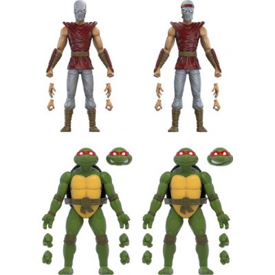 The Loyal Subjects Želví nindžové BST AXN 4-balení Mirage Comics Foot Soldiers a Turtles Exclusive 13 cm – Zboží Mobilmania