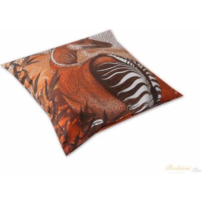 Povlečení Plus satén polštář Geon Africké léto Okapi 40x40 – Zboží Dáma