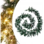 vidaXL Vánoční girlanda s LED diodami zelená 5,2 m PVC – Hledejceny.cz
