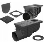 Geiger Standard Lapač střešních splavenin boční D110 černý – Hledejceny.cz