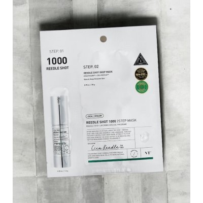 VT Cosmetics Reedle Shot 1000 2-Step Mask Dvoufázová maska s mikrojehličkami 26,5 g – Zbozi.Blesk.cz