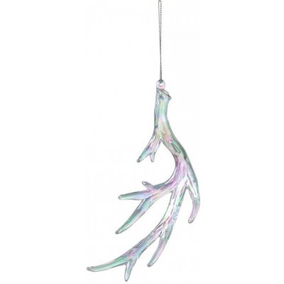 Clayre & Eef Stříbrná vánoční ozdoba paroží 18*2*8 cm – Hledejceny.cz