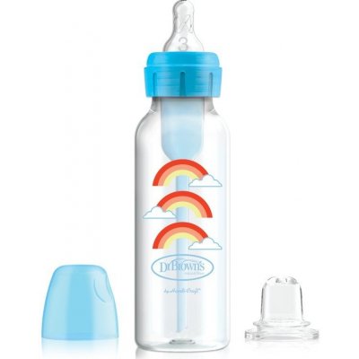 Dr. Brown´s kojenecká láhev standard úzkohrdlá Options plus modrá 250 ml